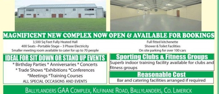 Ballylanders GAA Clubhouse