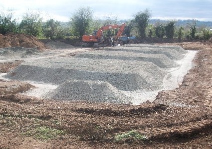 Foundations of the new Dressing Room