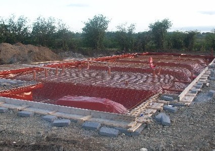 Foundations of the new Dressing Room
